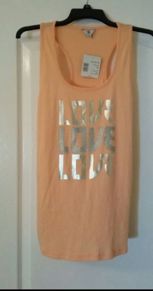 G by Guess LOVE Tank Top X-Large